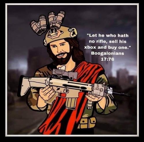 Boogalonians 17-76 Jesus w NVG and FN SCAR