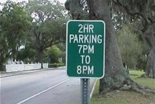 2 hour parking