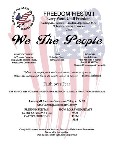 Lansing, Michigan - April 30, 2022 - Freedom Fiesta