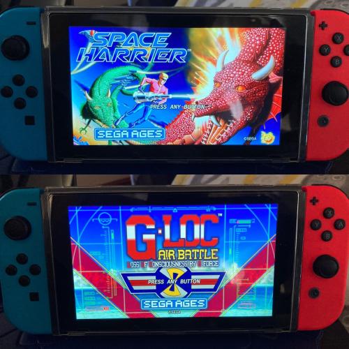 Space Harrier and G-LOC on Nintendo Switch