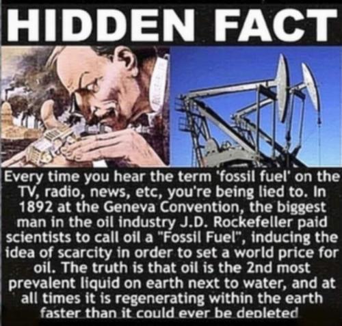 fossil fuel lie