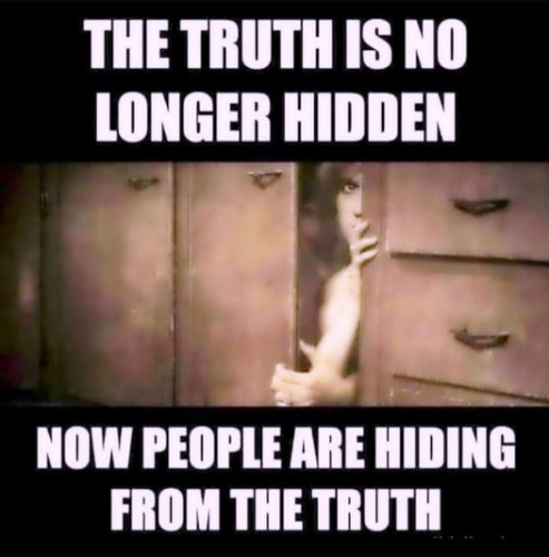 THE TRUTH IS NO LONGER HIDDEN