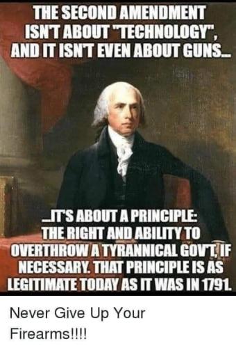 dont give up your firearms