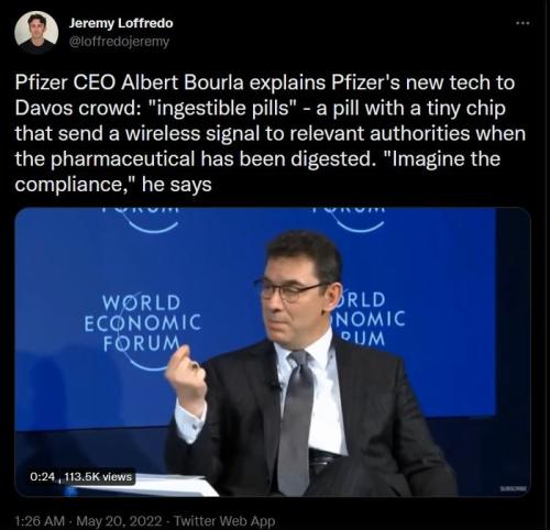 Pfizer trackable pill for compliance