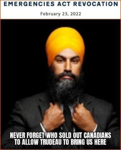 never forget who sold out Canada