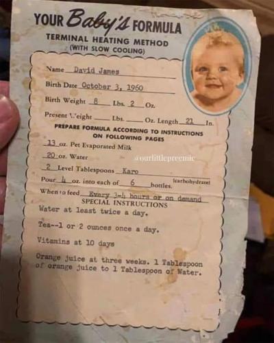 baby formula