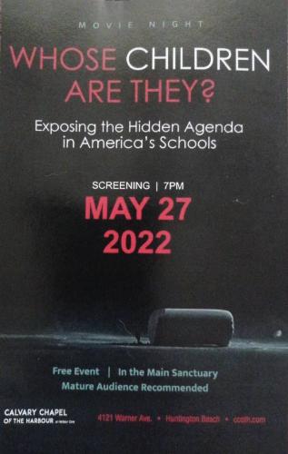 Huntington Beach, California - May 27, 2022 - Whose Children Are They - Free viewing