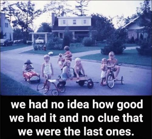 we were the last ones