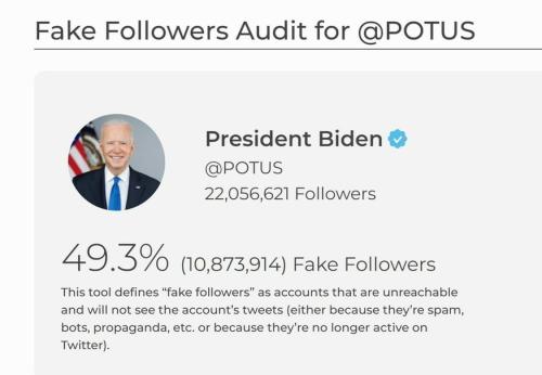 Bots for Biden - Fake Twitter Accounts
