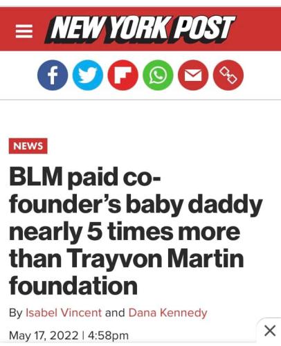 BLM paid f