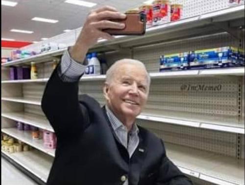 Biden selfie