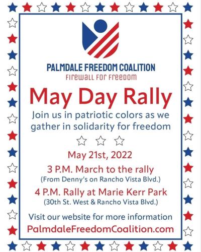 Palmdale, California - May 21, 2022 - May Day Rally