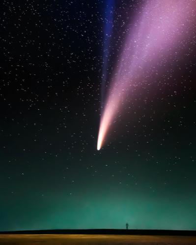 Comet Neowise over North Dakota 2022