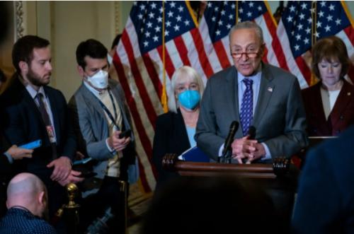 Schumer calls on Murdoch and Fox News executives to stop amplifying replacement theory