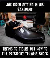 Biden in Shoe