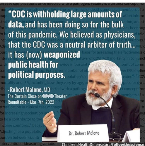 CDC witholding data