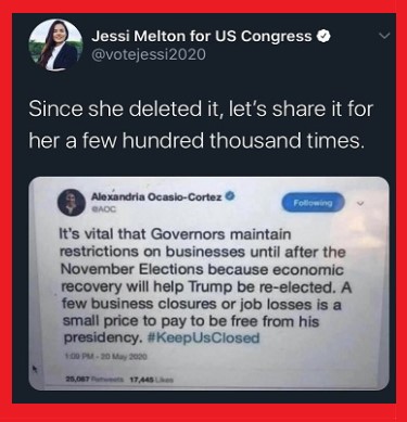 since she deleted it