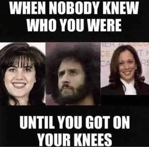 Taking a knee, or two