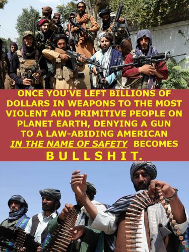 guns to taliban BS