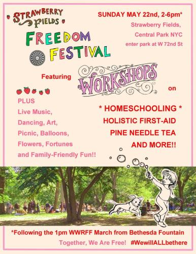 Central Park, New York - May 22, 2022 - Freedom Festival