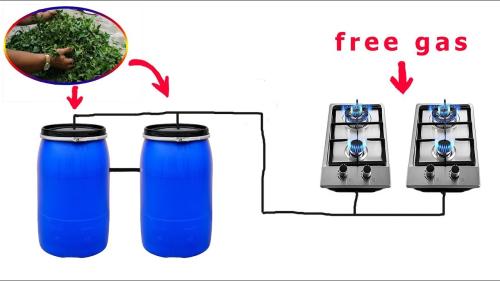 how to make free gas from leaves