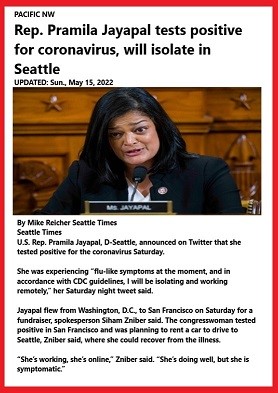 jayapal test pos