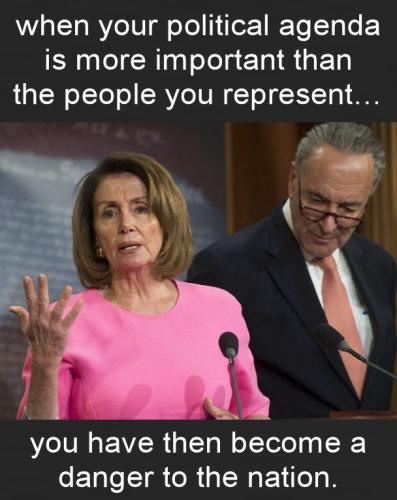 when your political agenda is more important than the people you represent