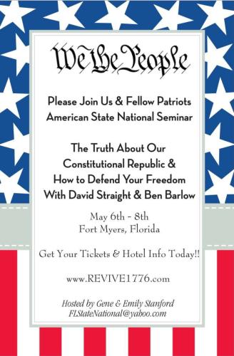 Fort Meyers, Florida - May 6 - 8, 2022 - How to Defens Your Freedom