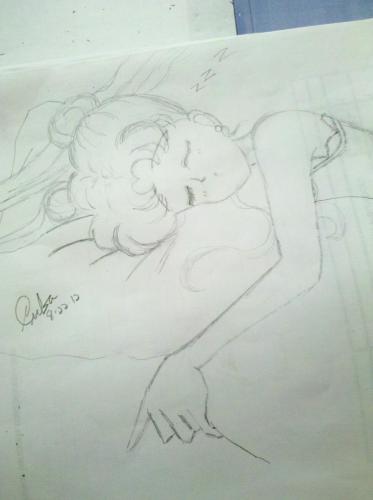 Serena Sleeping, Sailor Moon