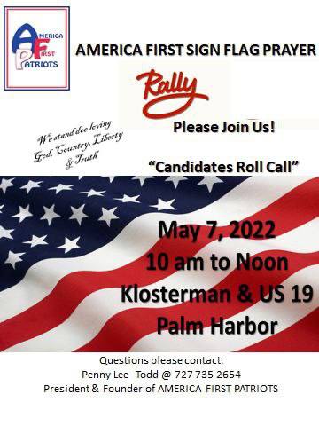 Palm Harbor, Florida - May 7, 2022 - Rally