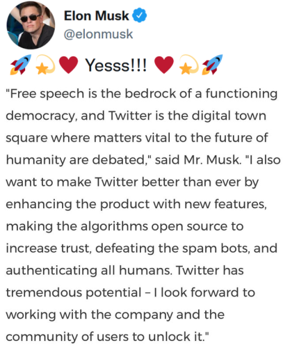 musk on twitter changes