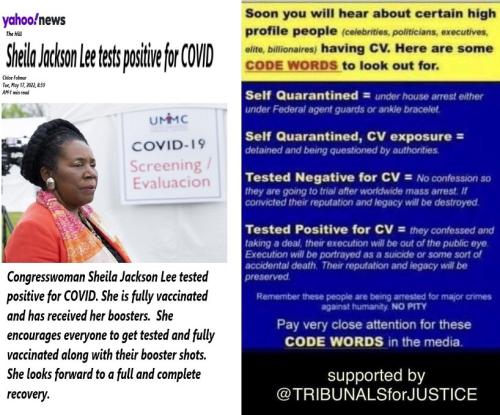 sheila jackson lee test positive