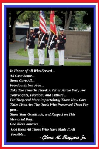 in honor of these who gave it all