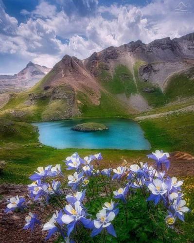 Remote mountain view