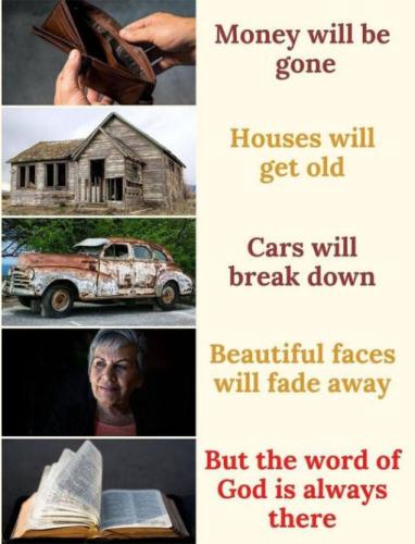 but the word of God is always there