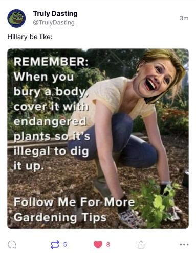 ILLEGAL TO DIG IT UP