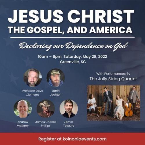 Greenville, South Carolina - May 28, 2022 - Declaring Our Dependence on God