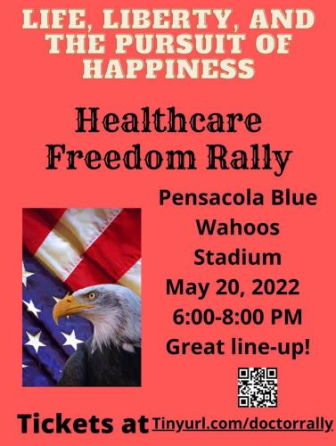 Pensacola, Florida - May 20, 2022 - Healthcare Freedom Rally