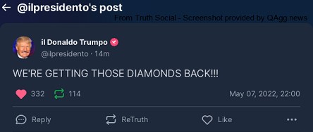 WERE GETTING THOSEDIAMONDS BACK
