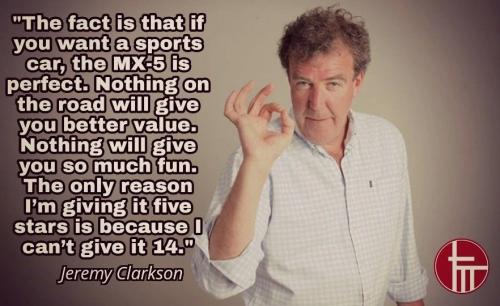  #TopMiata #Mazda #Miata #MX5 #jeremyclarkson #TopGear #clarksonquotes #miatamemes #carmemes #car