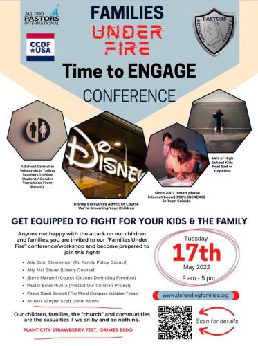 Plant City, Florida - May 17, 2022 - Families Under Fire Conference