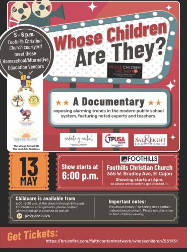 El Cajon, California - May 13, 2022 - Whose Children Are They