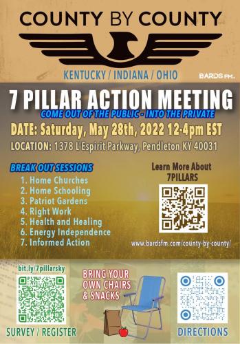 Pendleton, Kentucky - May 28, 2022 - 7 Pillar Action Meeting