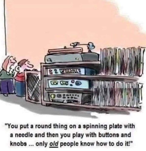 old people music player