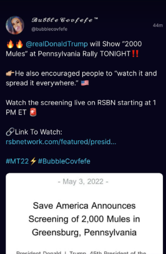 Trump Mules Rally 1