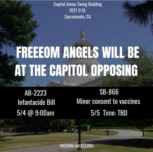 Sacramento, California - May 5, 2022 - Oppose AB-2223 and SB-866