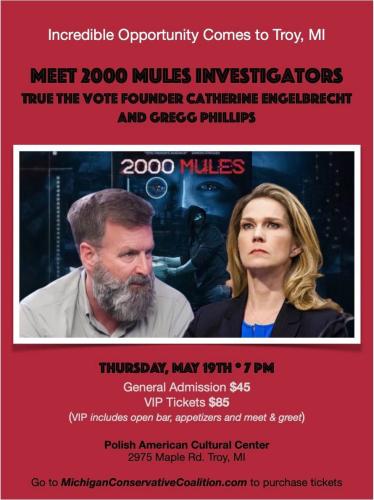 Troy, Michigan - May 19, 2022 - 2000 Mules