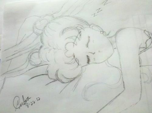 Serena Sleeping, Sailor Moon