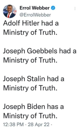 Biden Ministry Of truth