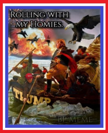 TRUMP WITH HIS HOMIES